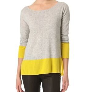 Vince Lightweight Cashmere Colorblock Sweater